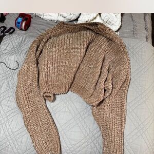 Forever 21 Tan Knit Sweater